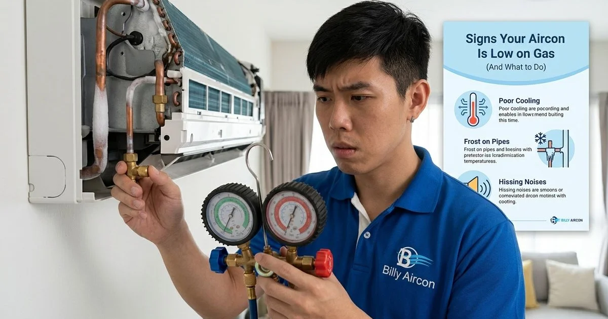 Signs Your Yishun Aircon Is Low on Gas (And What to Do)